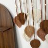 Hand Woven Leaf Macrame Tapestry Boho Decor Hanging Pendant Crafts Wall Hanging Home Decoration For Bedroom Living Room