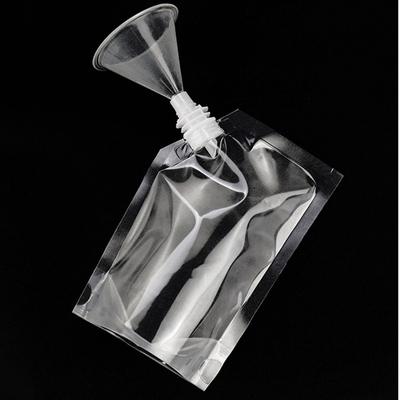 Beverage Bag Standing Nozzle Bag Spot Transparent Doypack Plastic Suction Food Water Bag Milk Juice
