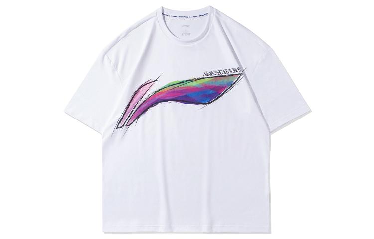 Li Ning Badminton Collection T Shirt Men s White AHSR055-1 L