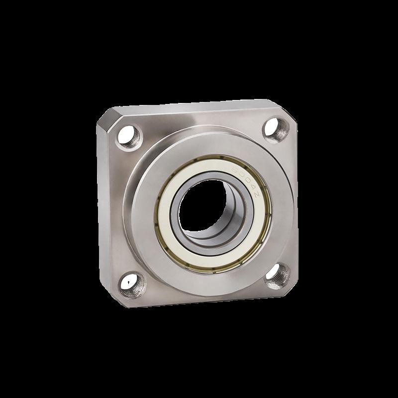 Square Double Bearing Block with Snap Ring, Short Type BGSE BFL62 Flange Mounted Bearing KBRSN