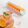 2pcs Detachable Design Ice Cube Molds 6 Grids Ice Cube Tray with Lid  Fruit Drinking Making