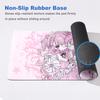 Anime Roztomilé Andělské Dívky Podložka pod Myš Herní Rozšířená Podložka na Stůl pro Notebook PC Kawaii Herní Skříňka Podložka pod Myš XXL Koberec pod Klávesnici Růžový Koberec