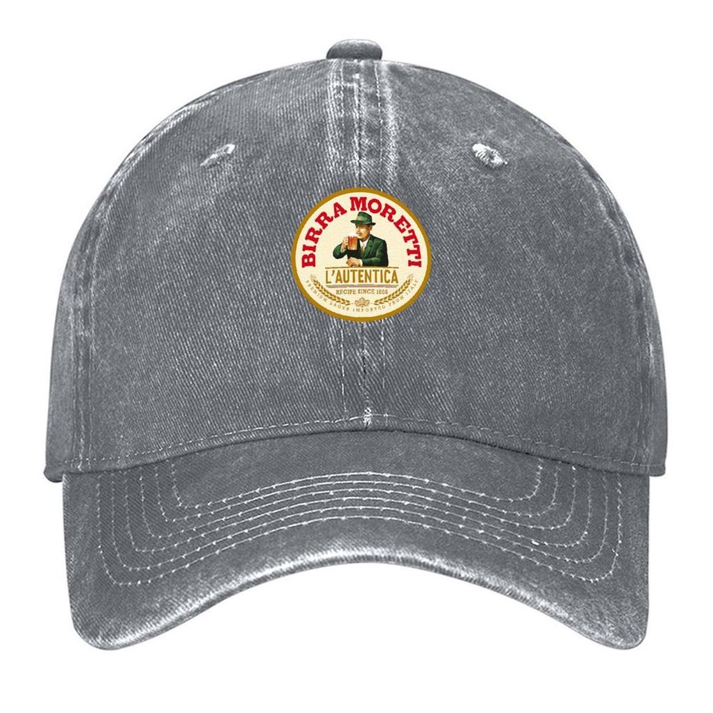 2026 Bester Kauf Ikonisches Vintage Birra Moretti Logo 1859 Design Baseballkappe Dad Hat Einzigartige Hüte Herren Luxusmarke Damen