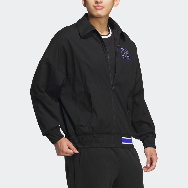 adidas Jackets Men's Black Lapel Moderate Pilot IA5316