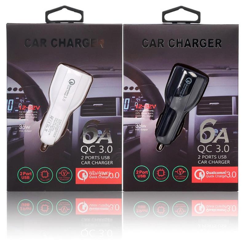 Bowling Ball Design Dual USB QC3.0 Fast Car Charger