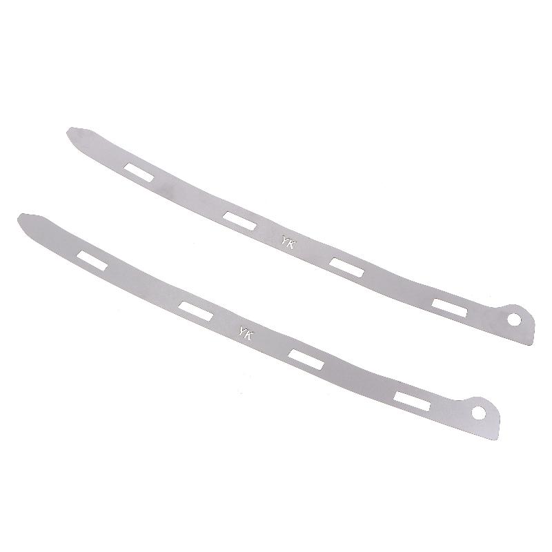 2Pcs Gap Broken Opening Bad Buckle Repair Metal Bracket For 5Th Generation City Gm6 Front Bumper Repair Metal Plate Buckle
