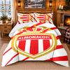 As Monaco Pattern Bedding 3Pcs Set Bed Sheet And Pillowcases For Indoor Bedroom