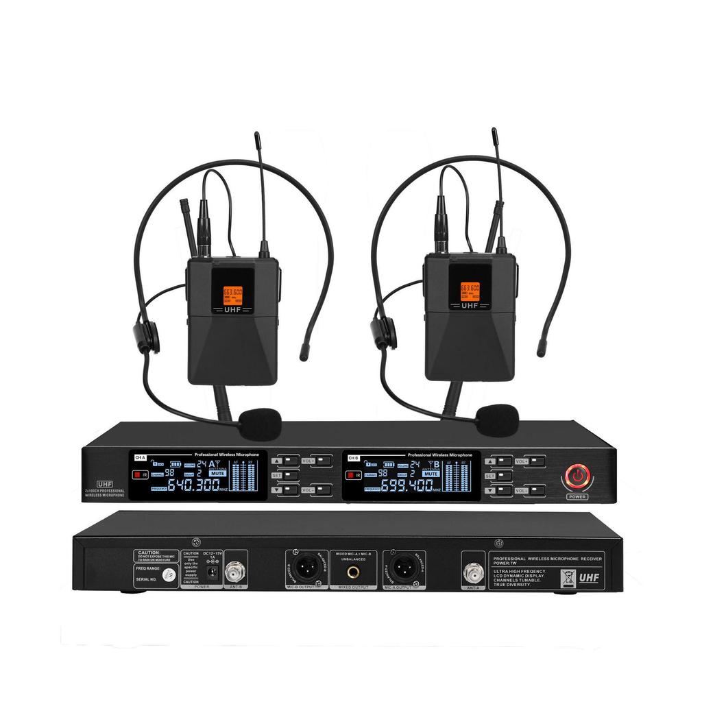 U-Band Wireless Lavalier & Headset Microphone for Conferences