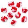 10pcs 2.5cm Cloth Fabric Flower Three Colors Handmade Artificial Flowers For DIY Wedding Party Clothing Headwear Decor Supplies