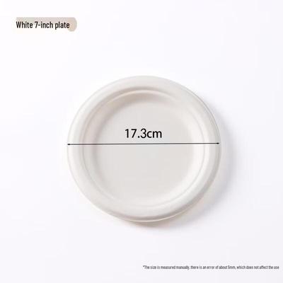 Disposable Thickened 7-inch Round Paper Plates