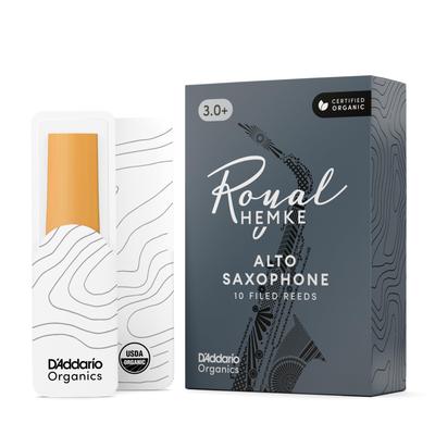 WoodWinds Royal Hemke Altsaxophon-Blätter RHKP10ASX305 D'Addario [Härtegrad 3.0+] 10er-Pack