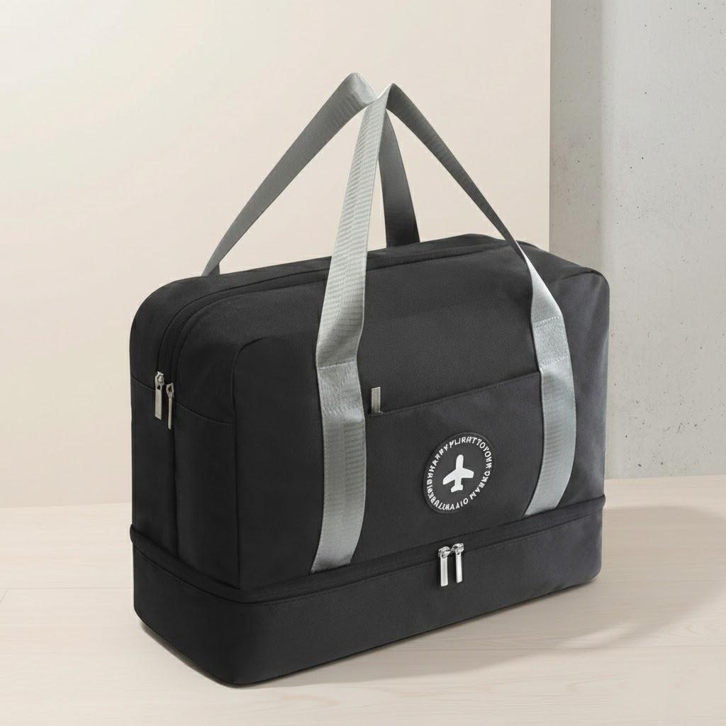 

Waterproof Wet Dry Separation Bag Gym Sports Bag Travel Duffel Bag for Men Women Outdoor Fitness Workout Luggage Storage чёрный