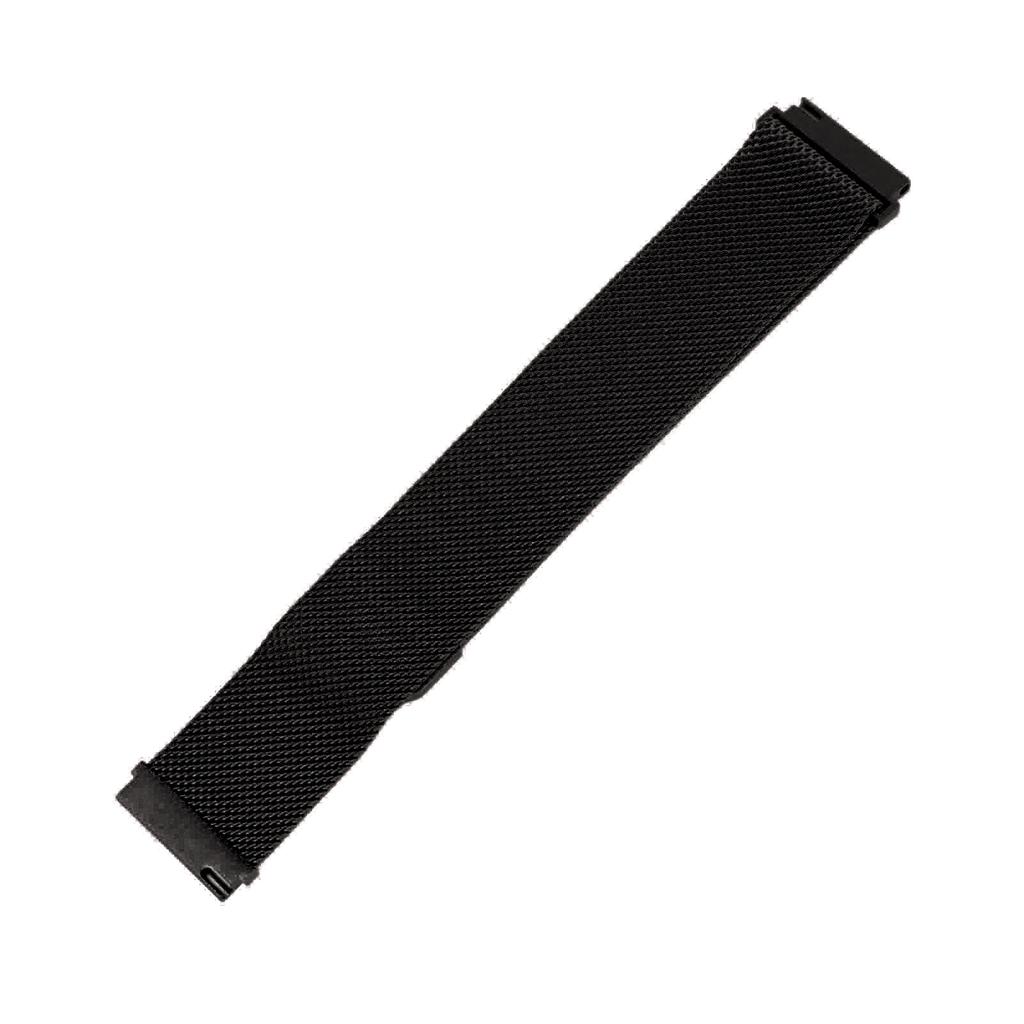 22mm Universal Uhrenarmband Edelstahl Magnetische Absorption Schlaufe Metall Mesh Uhrenarmband Schnellverschluss Armband für GT für