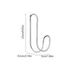 Sturdy Stainless Steel Hose Holder Wall Mounted Water Pipe Organizers for Garden Yard Garage