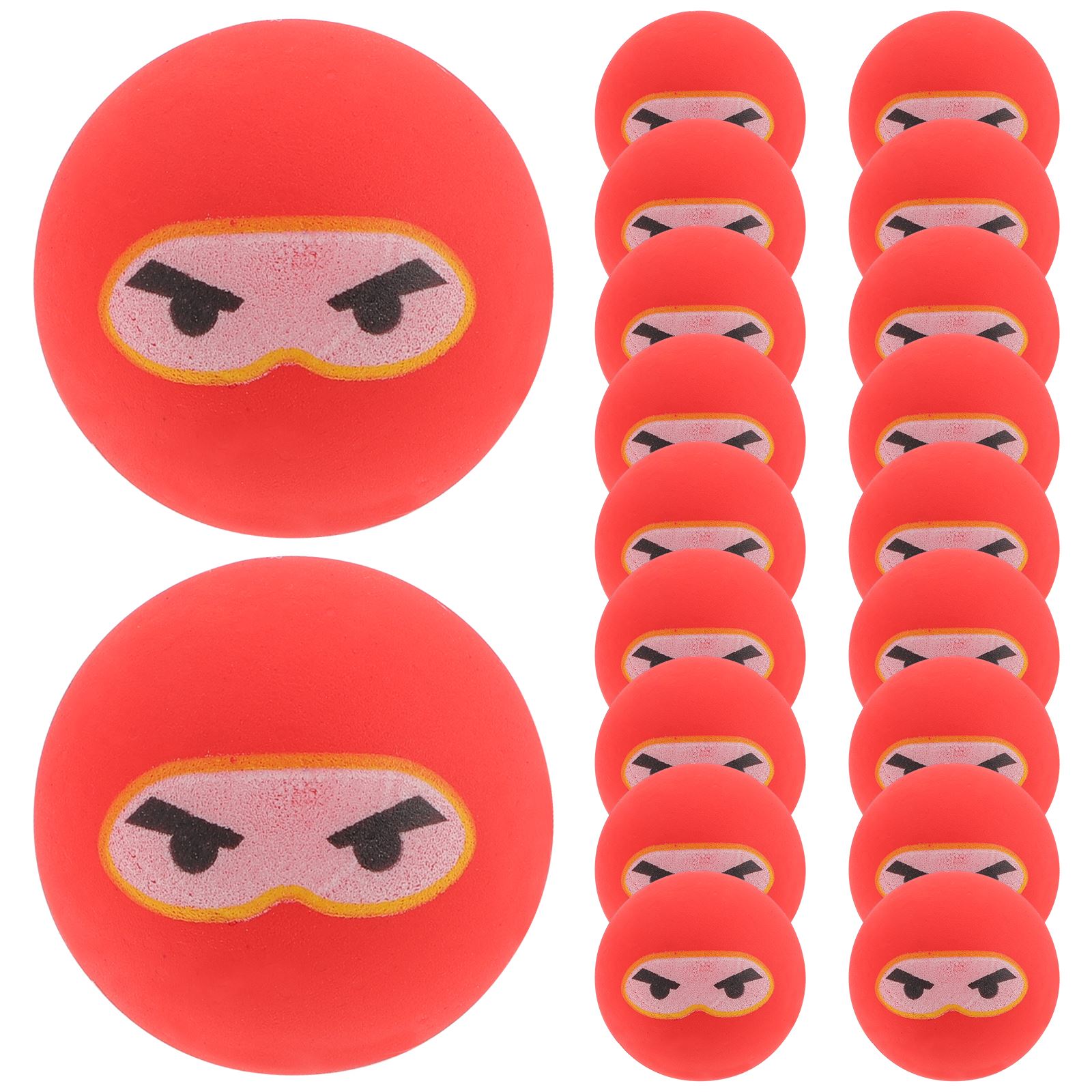20Pcs Ninja Bouncing Balls Ninja Toy Kids Bouncing Balls Kids Party Favors Gifts Kids Bounce Balls for Christmas Birthday School