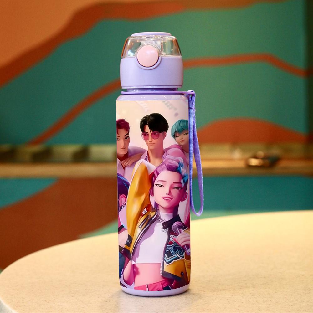 3D Printed Water Cup Birthday Party Portable Plastic Water Bottle 700ML Children s Cartoon Cup 700ML