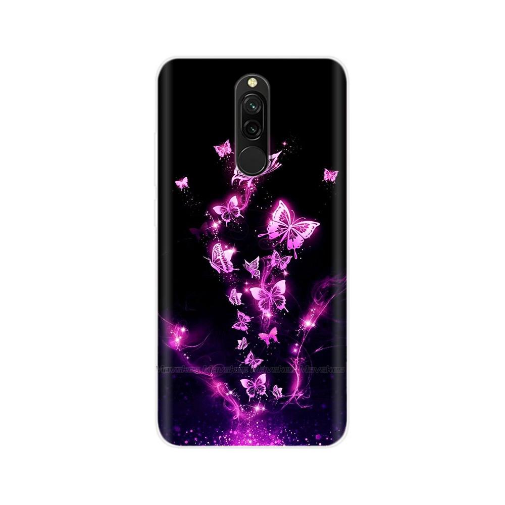 For Redmi 8 8A Pro Case TPU Silicone Shockproof Cat Phone Cover For Redmi 8 8A 7 7A redmi7 Transparent Funda Printing Soft Coque