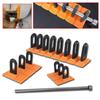 Paintless Glue Puller Tabs Tools Kit Orange Dent Puller Kit For Car Paintless Dent Repair Tool Long Dent Repair Tools