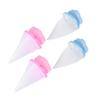 4 Stück Schwimmende Fussel-Tierhaarentferner-Filter-Netzbeutel für Waschmaschine Blau und Rosa