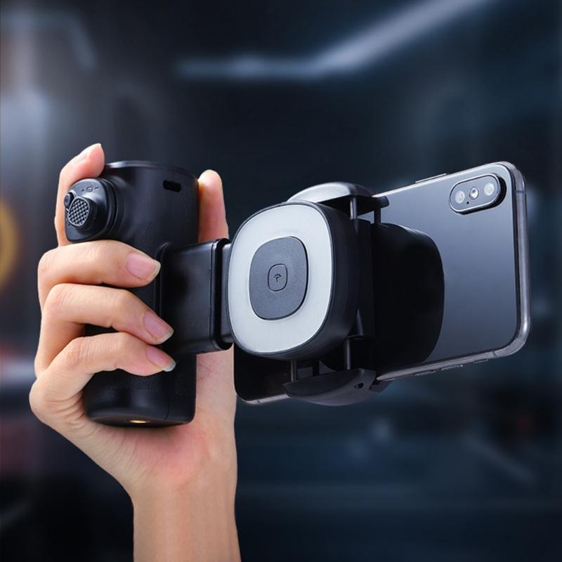 Wireless Shoot Photo Stick Stand Picture Helper With Rotatable Phone Holder And Rechargeable LED Light For Simple Use