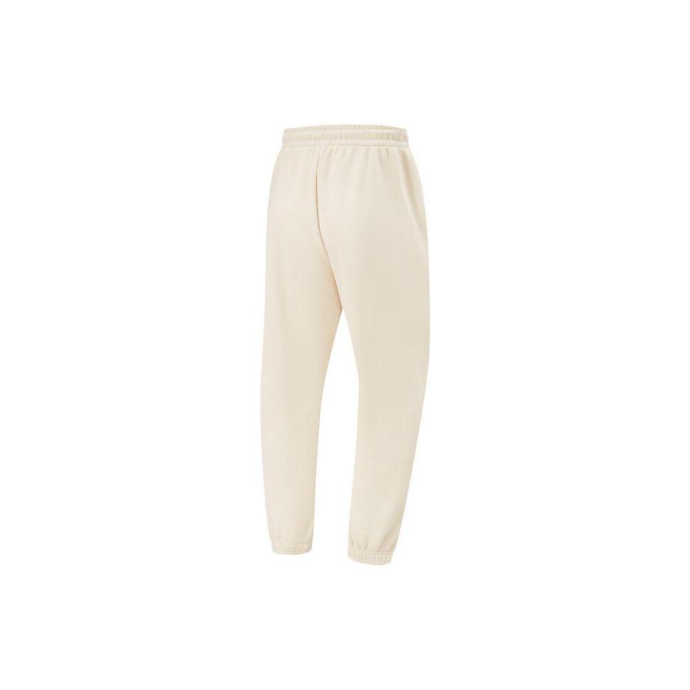 Li Ning Bad Five Embroidered Letter Print Cuffed Loose Knit Sports Pants Men pants Gravel-Gray AKLU087-1