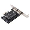Serial ATA PCI Express Controller Adapter Card 2 Port PCIe To Serial ATA ESATA IDE Controller