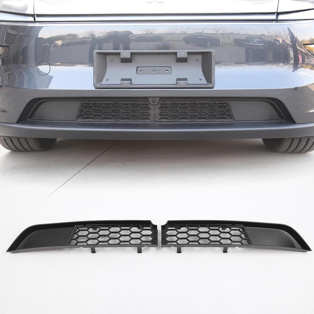 FASTCHE Front Grill Mesh Grille Grid Inserts Compatible with Tesla Model 3 Air Inlet Vent Grille Cover Replacement for Tesla Model 3 Accessories 2017
