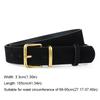 Versatile Women Waist Belt Luxury Design 3.3cm Waistband Retro Suede Leather Belt  Jeans Decoration