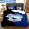 3PCS Cardiff Fc Crest Printed Soft Bedding Set,Including 1pc Duvet Cover And 2pcs Pillowcases Perfect for Bedroom, Dormitory, Fan Gift