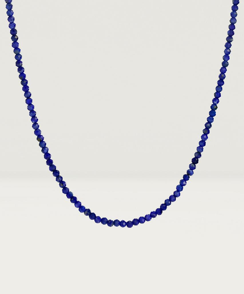 Haero 14K Natural Lapis Lazuli Bead Blue Choker