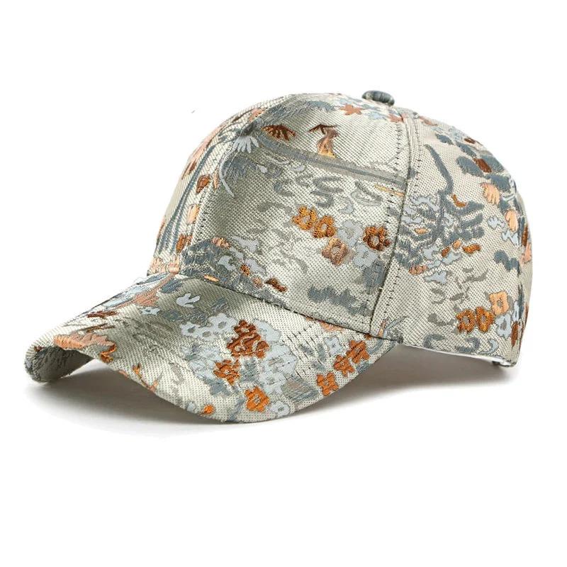 LDSLYJR Autumn and Winter Polyester Print Casquette Baseball Cap Adjustable Outdoor Snapback Hats for Men and Women 124