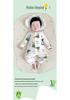 Baby Langarm-Bodysuit aus Bambusfaser: 3-24 Monate, Atmungsaktiver Druckknopf im Schritt, Nahtlos für den Sommer