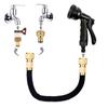 High-Pressure Car Wash & Garden Hose with Telescopic Nozzle