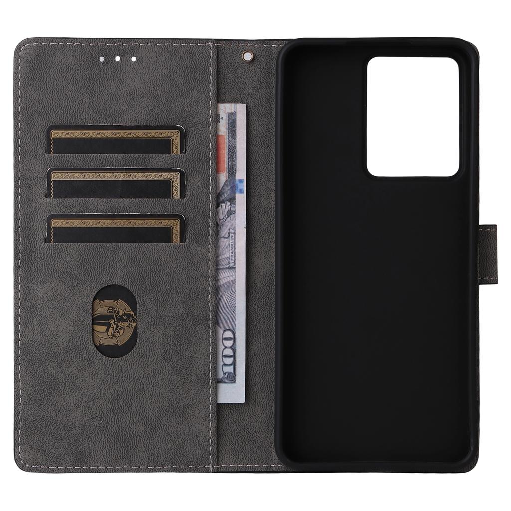 För Realme 14T 5G/14 5G Fodral Plånbok RFID-Blockerande PU Läder Skydd Ställ med Rem