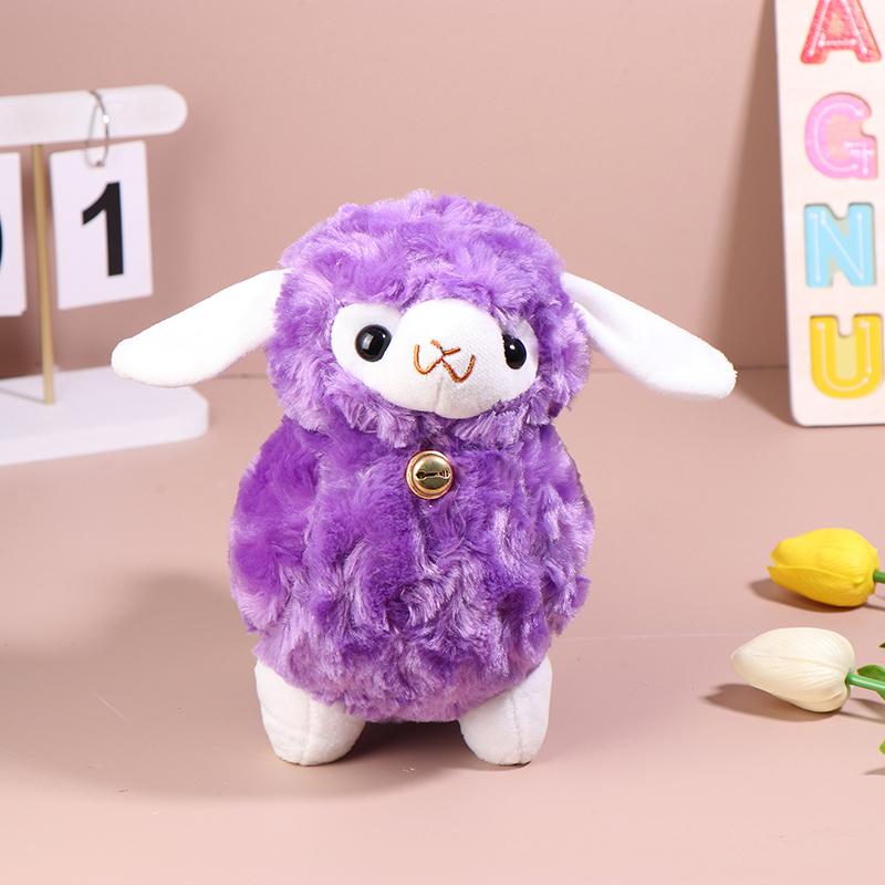 1Pc Standing Animal Sheep Plush Stuffed Toy Animals Dolls Fashion Cartoon Plush Animal Toys Bells Sheep