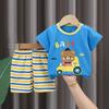 2026 Summer Children's Short Sleeve Set Pure Cotton Thin T-shirt Children's Clothing