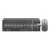 Multi-Device Wireless Keyboard & Mouse: Seamlessly Connect To Laptops, Desktops, Tablets, and Phones with Three-mode and Dual-mode Compatibility.