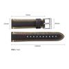 20mm 22mm Vintage Oil Wax Cowhide Watch Strap Quick Release Watch Universal Head Layer Calfskin Watchband Accessories Pin Buckle