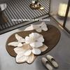 New 3D Realistic Pattern Non-Slip Absorbent Mats Quick-Drying Butterfly Bathroom Mat Comfortable Multi-purpose Rugs Bathroom