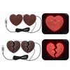 Car Window Light Love Heart Shape Vehicle Decor Car Interior Atmosphere Lights For SUV RV Sedan Truck Minivan Van
