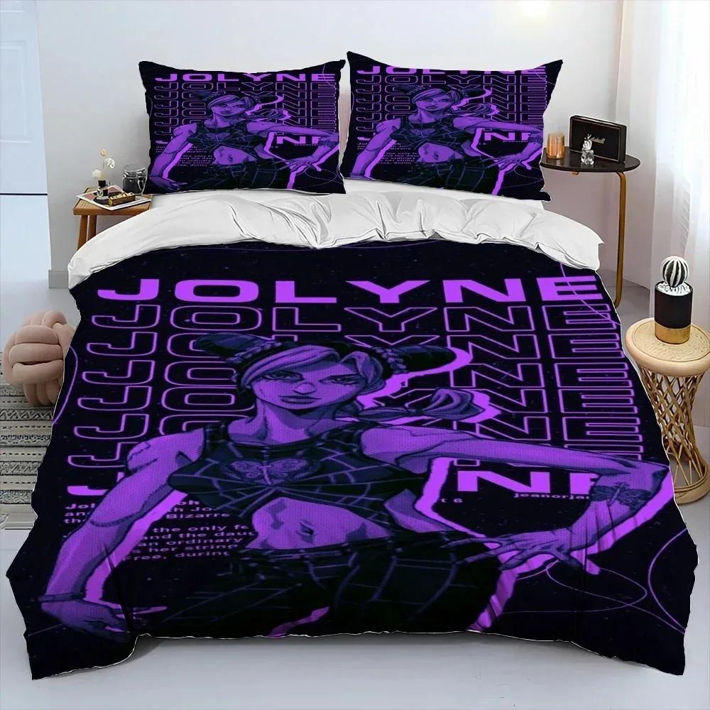 Anime jojo's Bizarre Adventure 3D NEW Duvet Cover Pillowcase Bedding Set Adult Boy Girl Bedroom Decoration Single Double Large