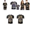 Trendy 3d Printed Lion And Tiger Men's T-shirt Comfortable Loose Fit Summer Wear