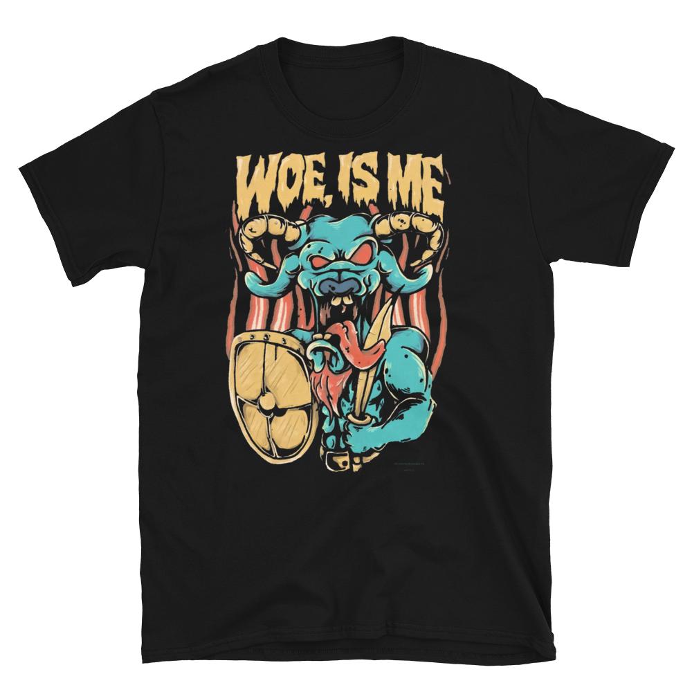 WOE IS ME Minotaur Monster Scene Kid Emo Band T-Shirt L