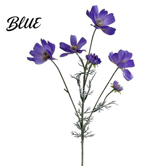 Long Lasting Floral Realistic Maintenance Cosmos Stem Flowers Decor Artificial Faux Fake Free Flowers for Dining Table Centerpieces Wedding