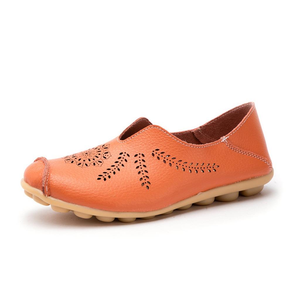 Summer Women's Flat Shoes Single Shoes Bean Shoes