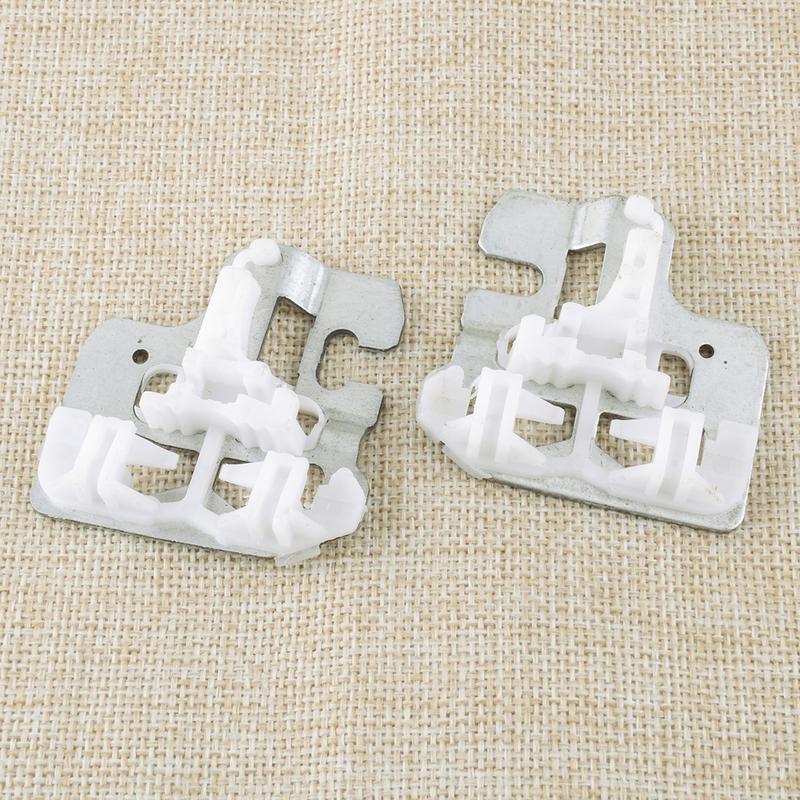 New 2Pcs Car Front Left & Right Window Regulator Repair Clip Fit for BMW X5 E53 2000 2001 2002 2003 2004 2005 2006 51357125059