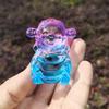 Crystal Glass God of Wealth Ornament: Home & Wedding Decoration Gift