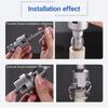 Electric Drill Mount Pipe Thread Cutting Tool Internal & External Threader for DN15 DN20 PVC Pipe Plumbing Repair Tool