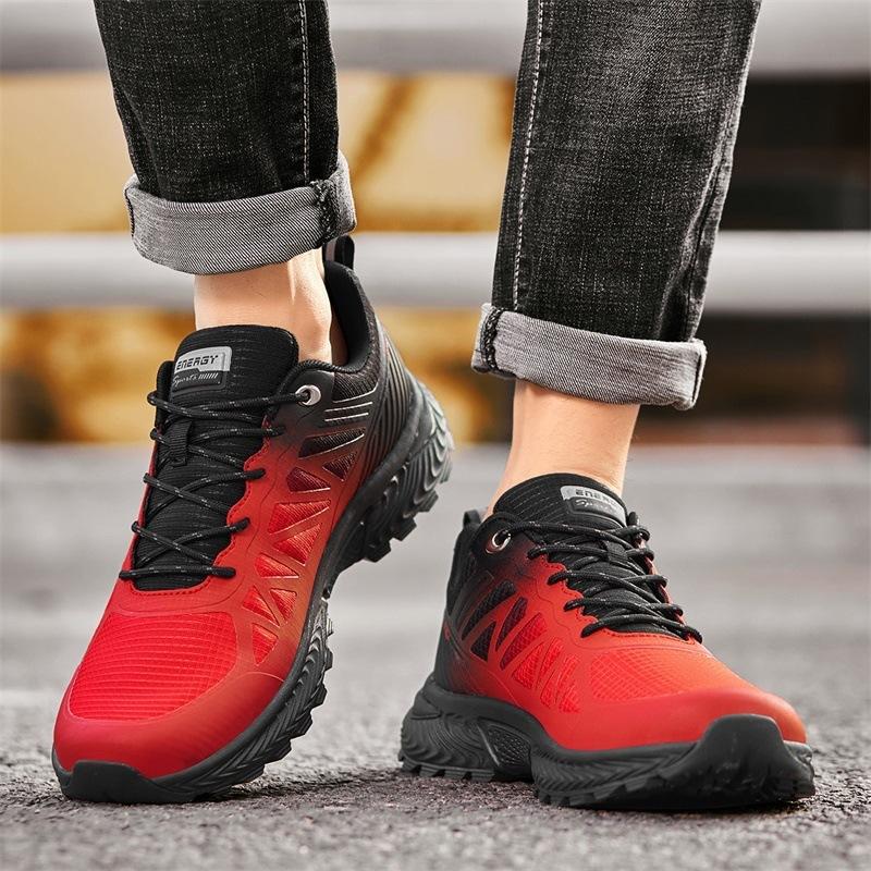 Neue Outdoor-Bergsteiger-Sport-Freizeitschuhe Offroad-Schuhe Mode-Plateau Herren-Sportschuhe Schnürung vorne Herrenschuhe