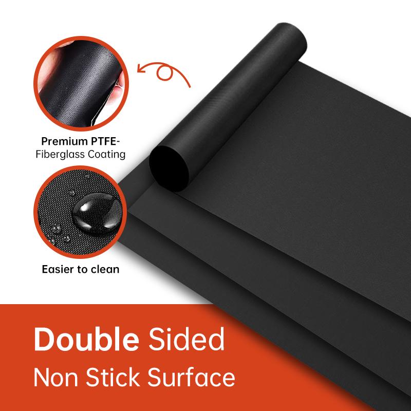 BBQ Mats Oven Bottom Liners Reusable Non-stick Baking Mats Outdoor Party Protective Mats Kitchen Tools Heat Resistant Grill Mats